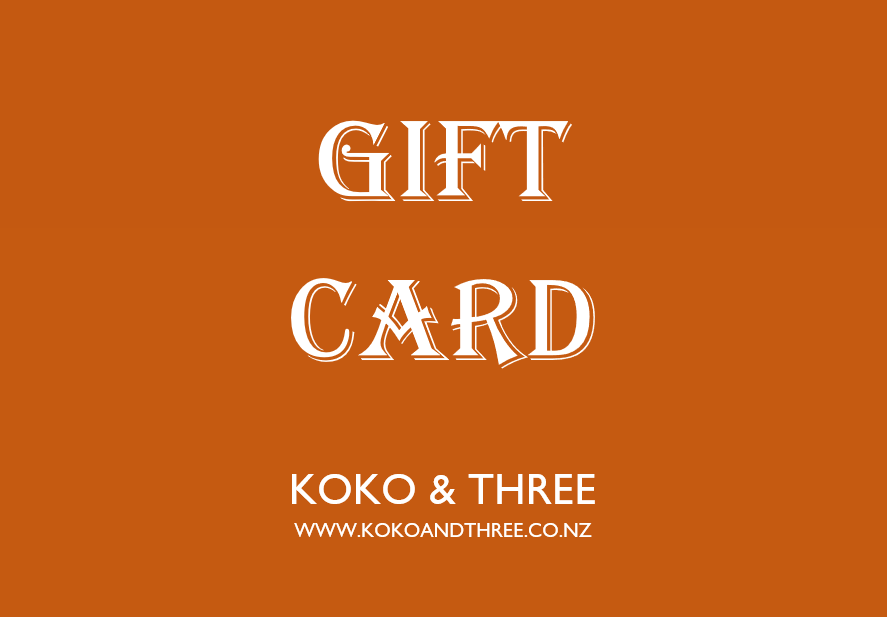 Koko and Three gift card
